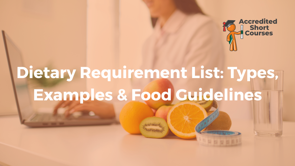 Dietary Requirement List Types Examples Food Guidelines